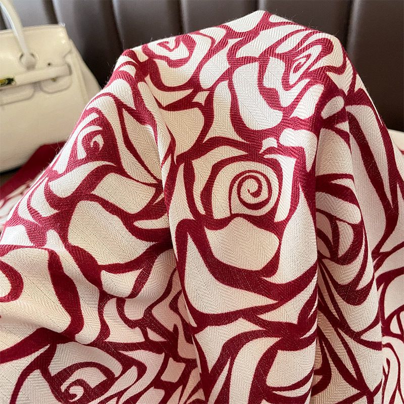 Sciarpe quadrate autunnali e invernali, protezione per il collo in stile occidentale, decorazione alla moda con fascia per il collo, cravatta, stile pecora_voghion.com