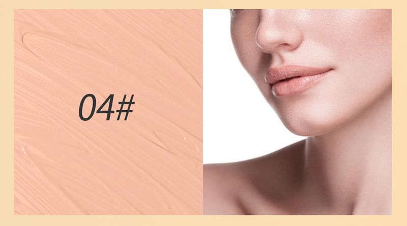 Hellokiss Concealer Feuchtigkeitsspendende und natürlich aufhellende Weizen-Antik-Kupfer-Farbe wärmende flüssige Grundierung_voghion.com