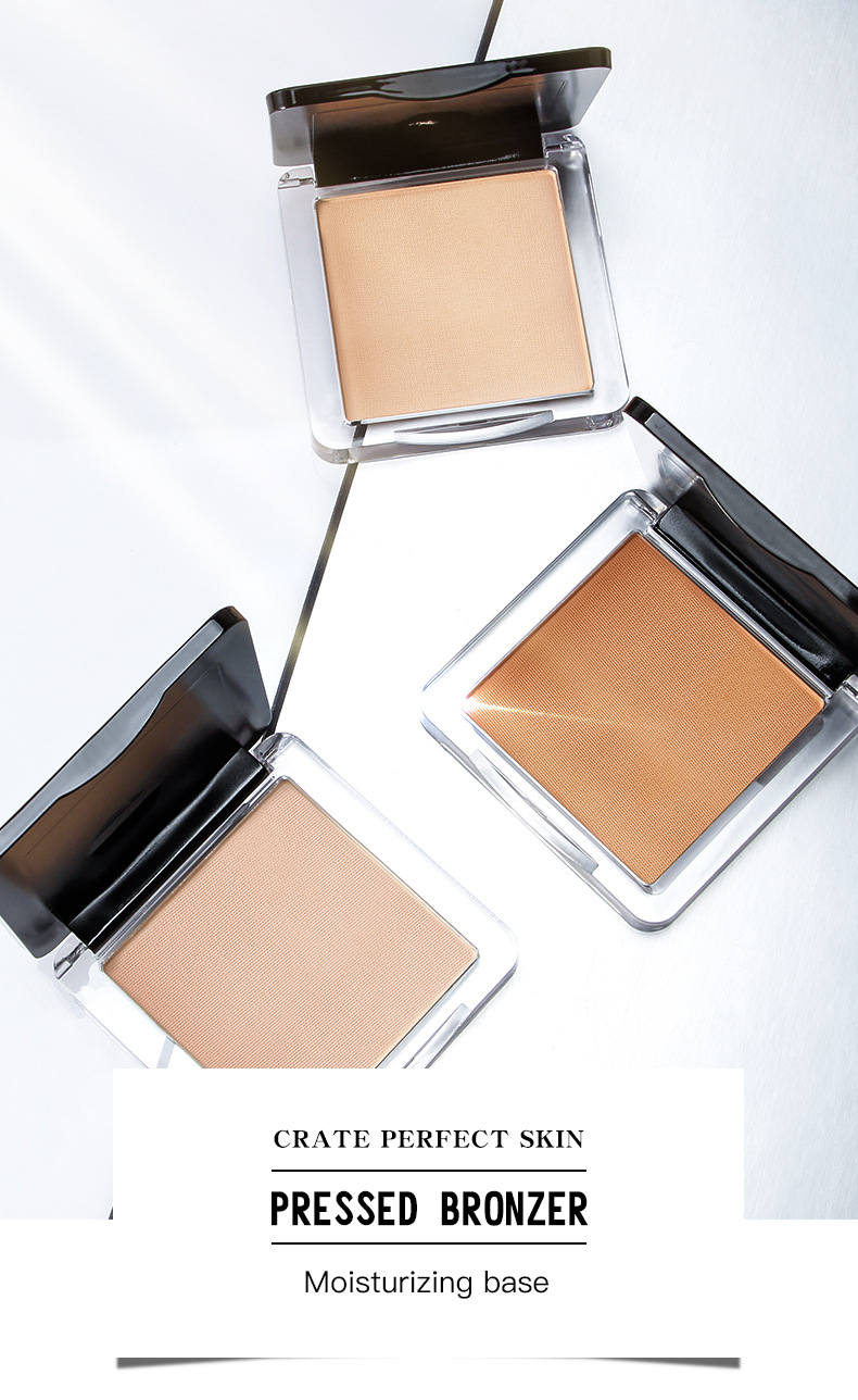 Kompaktpuderkuchen, Highlighter, Concealer, Fixierpuder, aufhellender Ölkontroll-Make-up-Entferner für alle Hauttypen_voghion.com