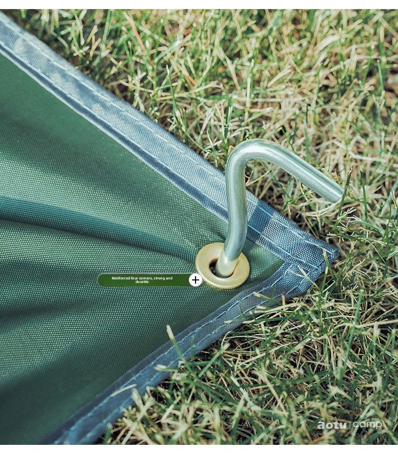 Picknick Multifunctionele Grond Oxford Doek Camping Strand Buiten Eetmat Zonnescherm Luifel AT6220_voghion.com