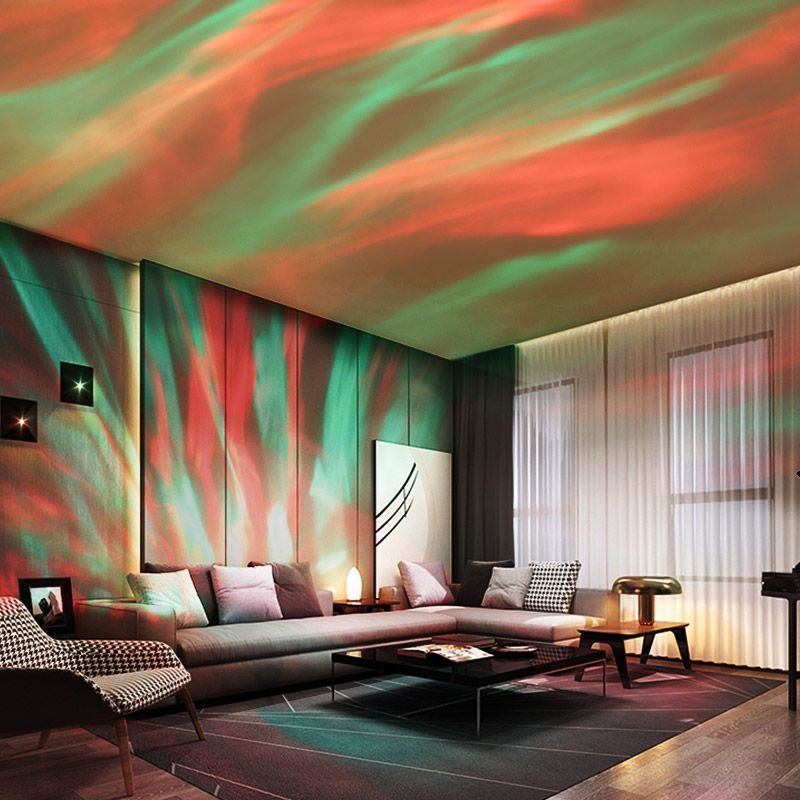 Nuova lampada proiettore LED per atmosfera aurora boreale con attacco E27, lampadina creativa per decorazioni da palcoscenico colorate per celebrità di Internet_voghion.com