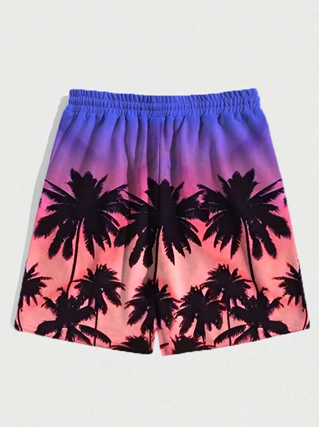 Foreign Trade Shorts Men, Three-point Pants, Sports Casual Pants Gradually Change Color, Beach Pants, Suitable For Vacation Fashion And Leisure_voghion.com