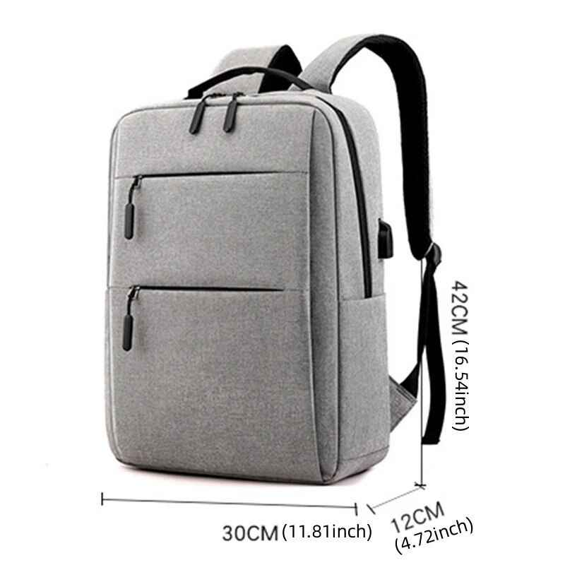 2023 männer Multifunktionale Wasserdichte Taschen Für Männliche Business Laptop USB Lade Bagpack Nylon Casual Rucksack_voghion.com