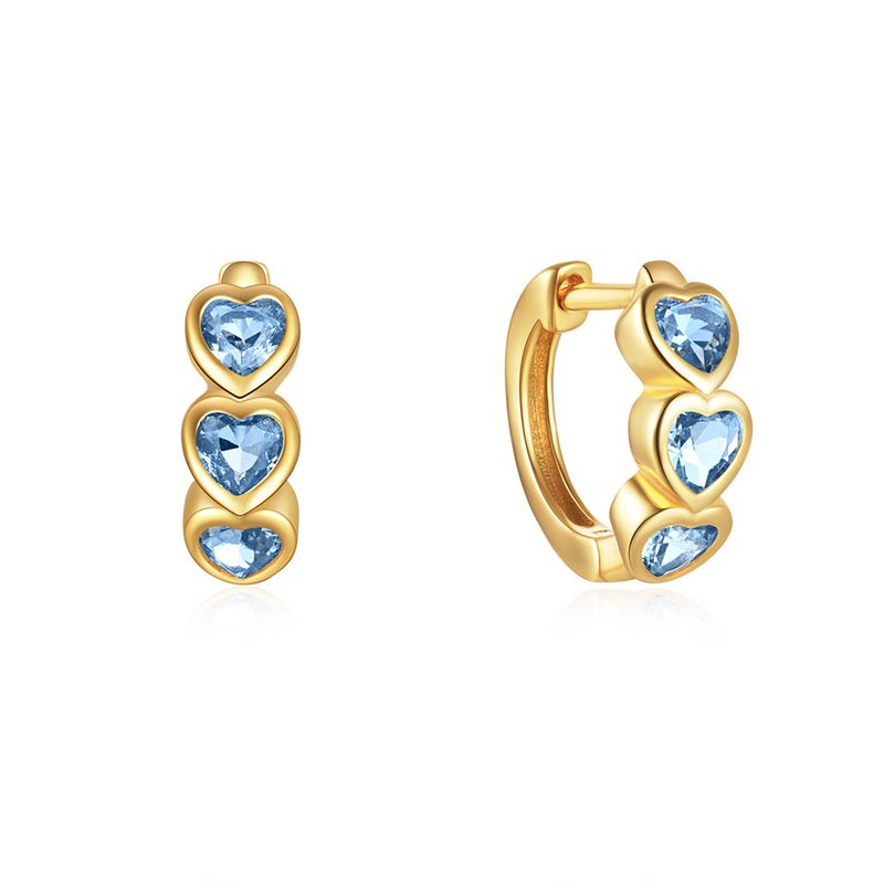 Women's Jewelry Simple S925 Sterling Silver Classic Light Luxury Personality Double Row Diamond Earrings Huggie Earring_voghion.com