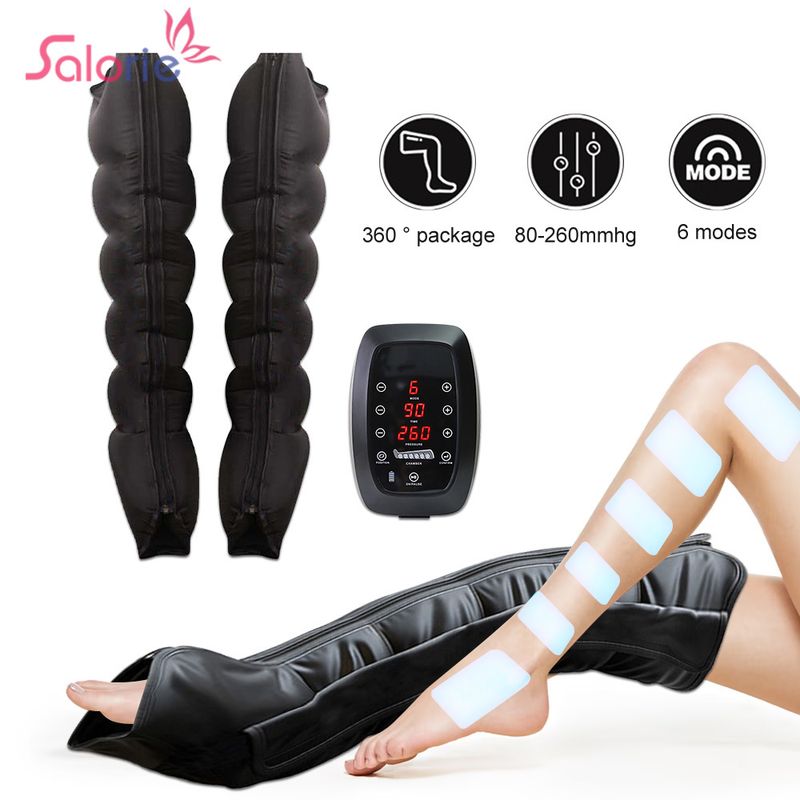 Stivali massaggianti a compressione d'aria con cavità 6/8 per alleviare dolori muscolari, dolori alle ginocchia e alle gambe degli atleti, assistenza completa_voghion.com