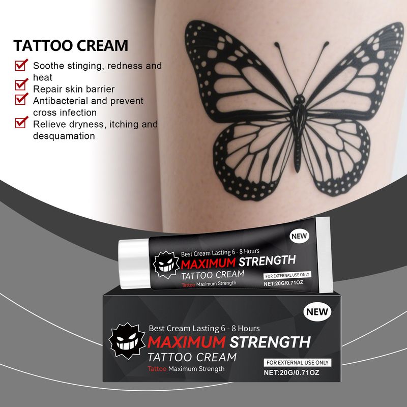 Gel detergente delicato, confortevole e idratante per la cura della pelle dei tatuaggi colorati_voghion.com
