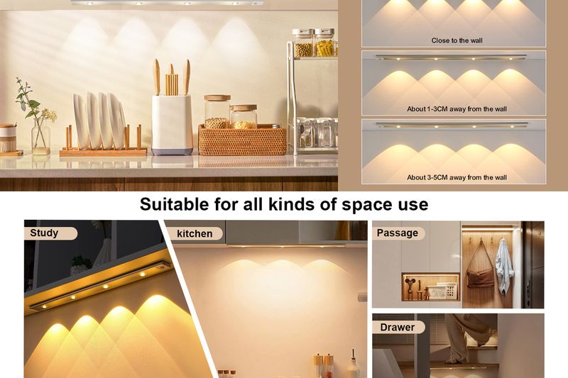 Luce per armadietto a tre colori con effetto occhio di gatto, luce a induzione del corpo umano, installazione gratuita, luce per armadietto del vino da veranda, luce d'atmosfera_voghion.com