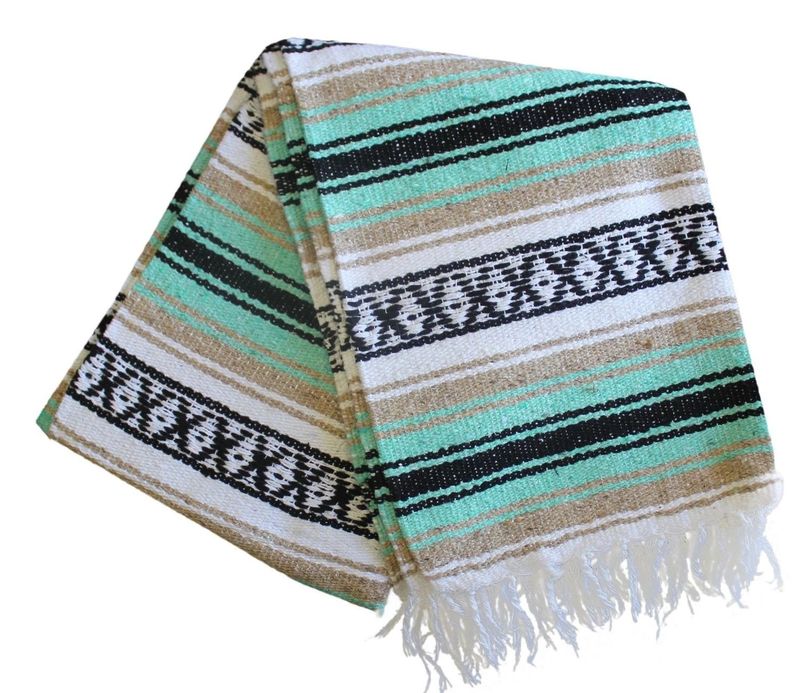 Geometric Tassel Style Blanket Woven Tassel Beach Towel Blanket Beach Blanket Picnic Mat Yoga Cotton Blanket_voghion.com
