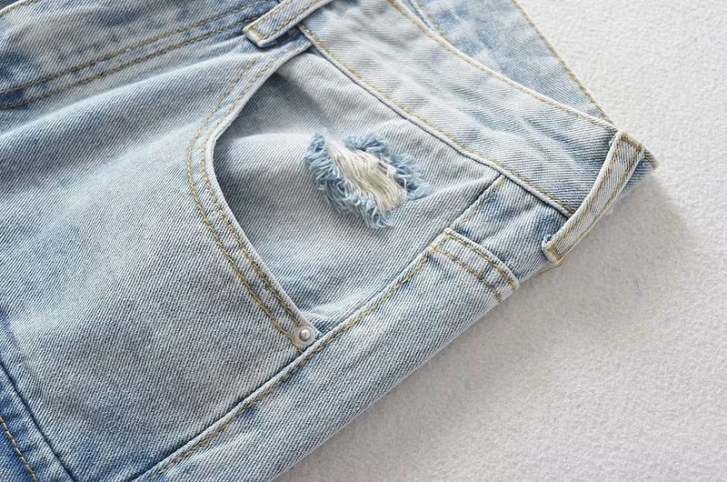 Sieviešu apģērbs Street Style Multi Pocket Džinsi Jaunas rudens raibs bikses Modes Street Shot Straight ikdienas bikses_voghion.com