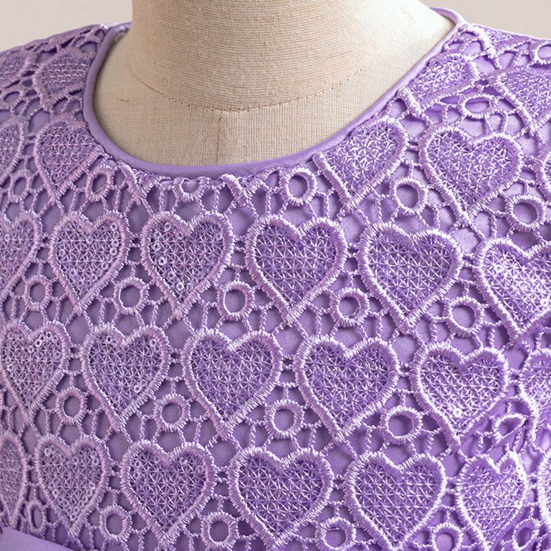 Kinderkleidung Neue Mädchenkleider für mittlere und große Kinder mit Schleifen und flauschigen Kuchenröcken Kinderkleid Laufstegkleider für Kinder_voghion.com