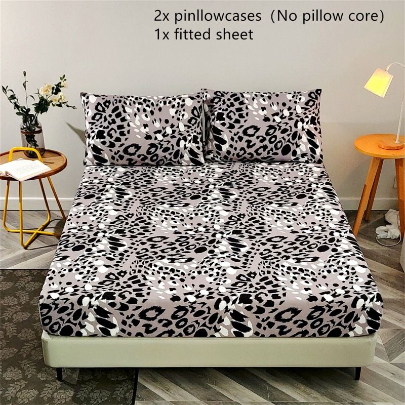 Coprimaterasso Simmons in Aloe Vera e Cotone Spazzolato, Set da tre pezzi stampato_voghion.com