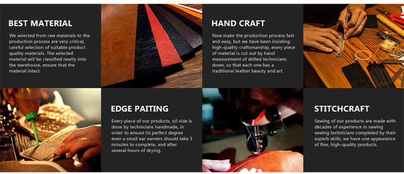 RFID Blocking Men Wallets Vintage Cow Genuine Leather Wallet Male Handmade Custom Dollar Price Coin Purse Short Wallet_voghion.com