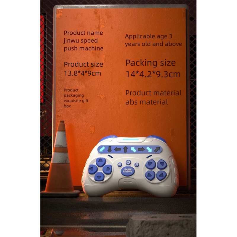 Rhythm Master Console Speed Push Puzzle Challenge Battle Game Finger Training Handheld Dancing Machine Solution_voghion.com