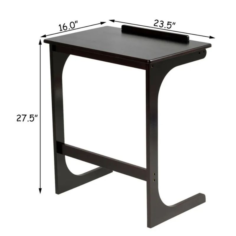 With Sofa Top Tilting Side Table Bamboo_voghion.com