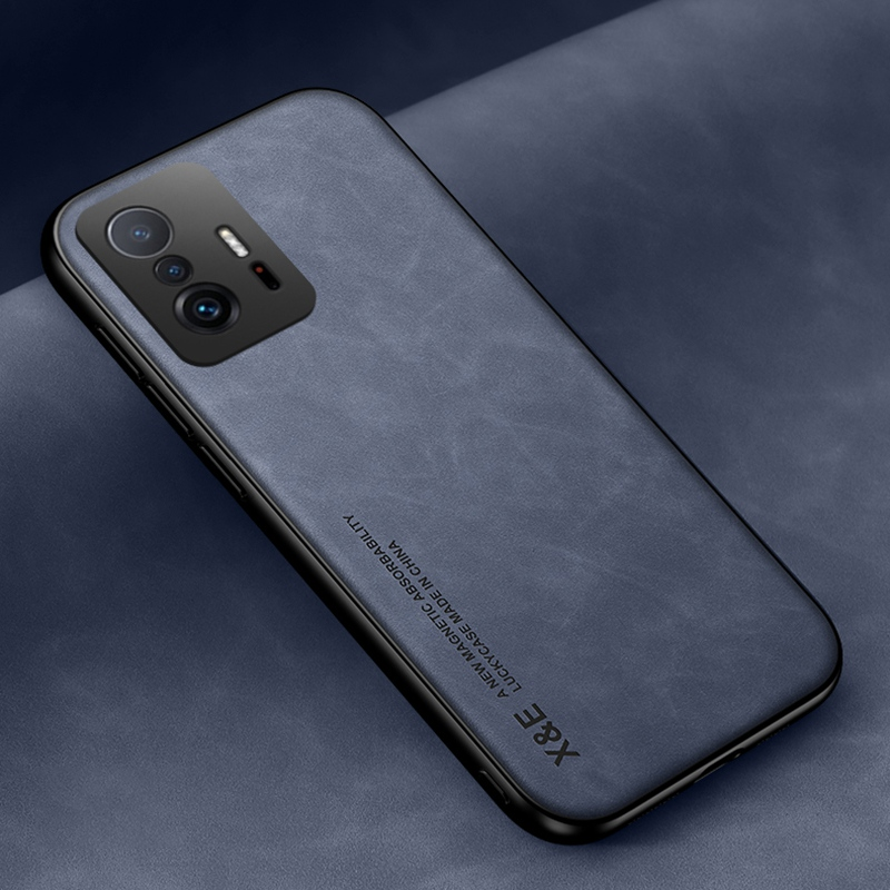 Luksus lærveske til Xiaomi Mi 10T 9T Lite 11T Pro-deksel Matt silikontelefonveske for Xiaomi Mi 10T Pro 10T Lite 5G _voghion.com