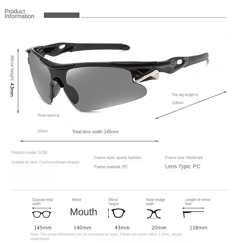 Lunettes de soleil d'extérieur pour hommes, lunettes de sport, lunettes de cyclisme, lunettes de soleil coupe-vent, lunettes de cyclisme pour femmes_voghion.com
