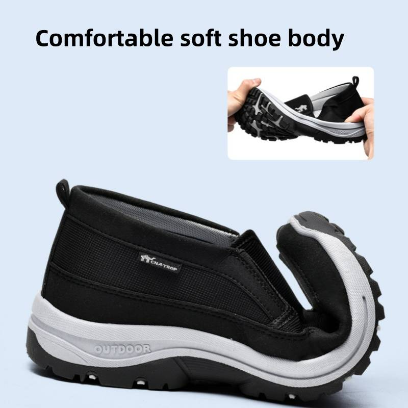 Men's non slip one foot walking shoes, large casual mesh sports shoes, soft sole_voghion.com