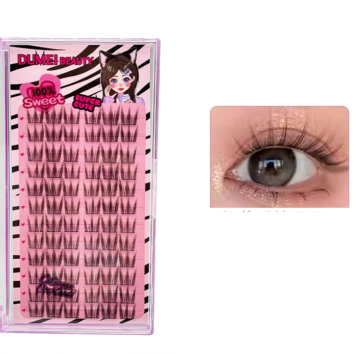 12 Rows Of Large Capacity False Eyelashes Family Portrait Idol Rich Daughter Fox Female False Eyelashes Natural Simulation Trilogy_voghion.com