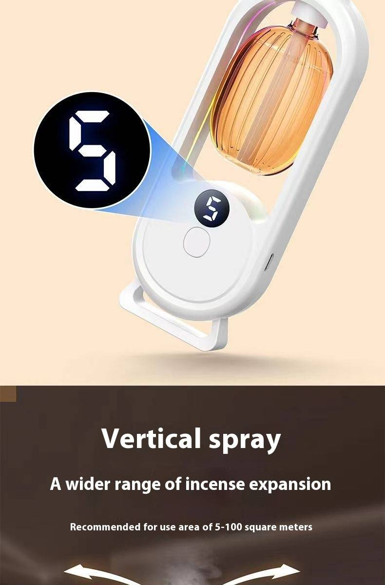 Smart Timer Aroma Diffuser For Home & Bathroom – Auto Fragrance Spray, Essential Oil Humidifier, Odor Eliminator With 2H Timer & Dry-Off Protection_voghion.com