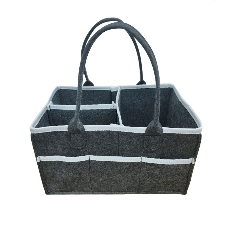 Baby-Windel-Caddy-Organizer, tragbare Halterungstasche für Wickeltisch und Auto, Aufbewahrungsbehälter für Kinderzimmer-Utensilien, 38 x 23 x 18 cm_voghion.com