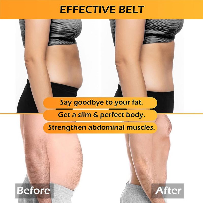 Five Piece EMS Massage Device, Patch, Fat Shedding Intelligent Abdominal Belt Fitness Device Massage Belt And Abs Pad_voghion.com