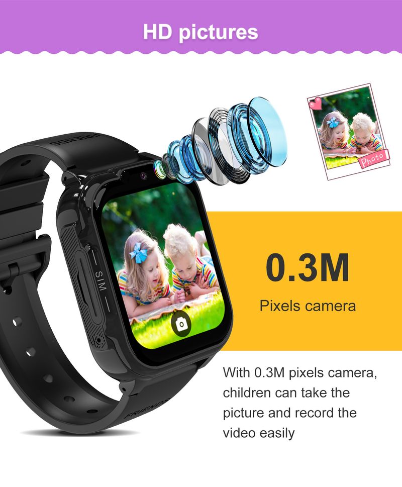 Smartwatches Privates Modell Neue 4G Kindertelefonuhr Englische Version Positionierung Foto Videoanruf Student Smart Watch_voghion.com