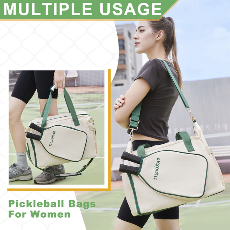Cross-border Exclusive High-end Outdoor Sports Trendy Multi-functional Handheld Tennis Pickleball Racket Bag_voghion.com