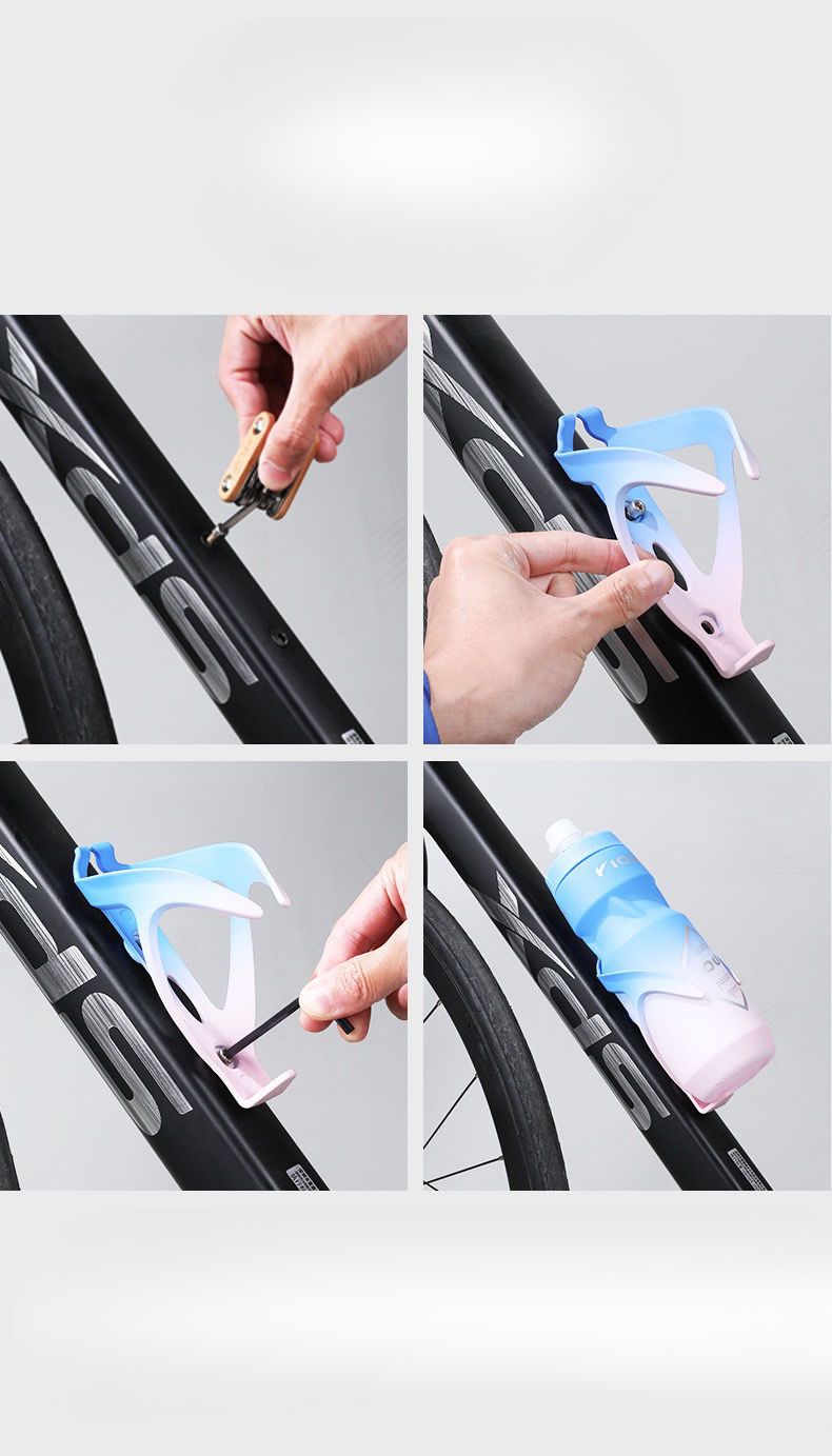 ESLNF | Porte-bidon spécial pour vélo de montagne, résistant aux chocs, à l'usure, durable, dégradé, nouveau style_voghion.com