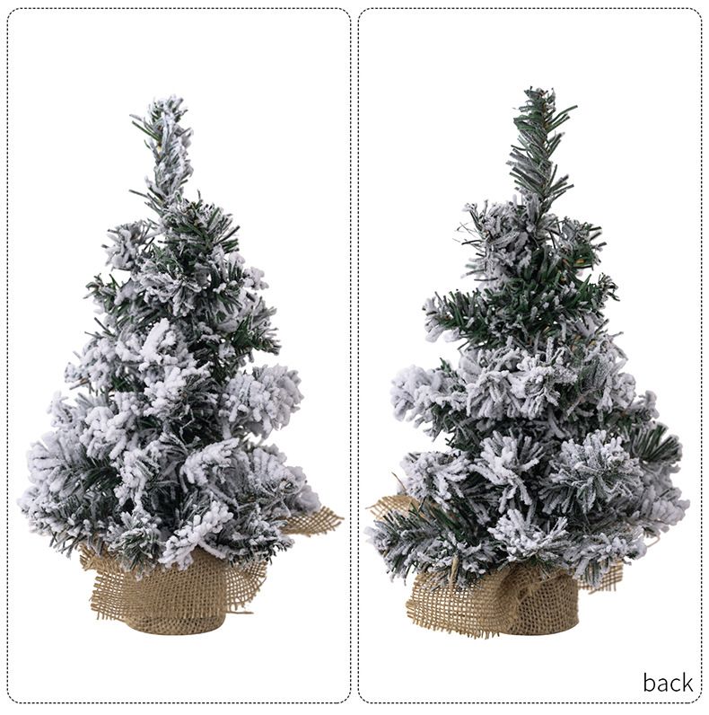 Christmas decorations Creative Christmas Tree Mini tree Tabletop decoration Christmas snow spray tree_voghion.com