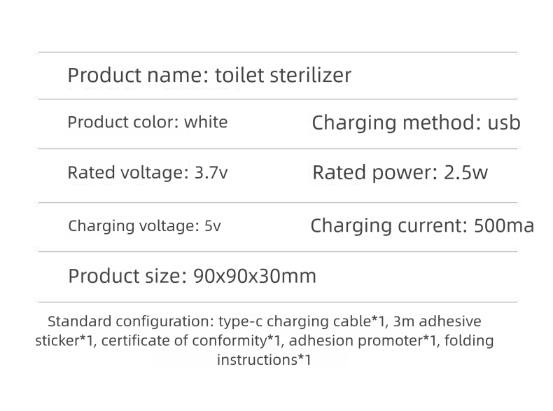 Sterilizer UV Intelligent Disinfection Deodorization Sensor Automatic Household Disinfector Toilet Odor_voghion.com