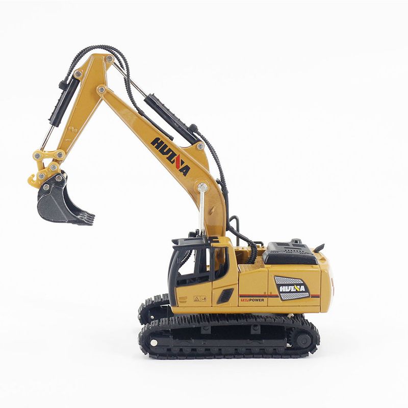 Modellino statico di veicoli da costruzione in lega Mother & Kids 1:60, escavatore, perforatrice, autocarro con cassone ribaltabile, rullo, veicoli di ingegneria in miniatura realistici_voghion.com