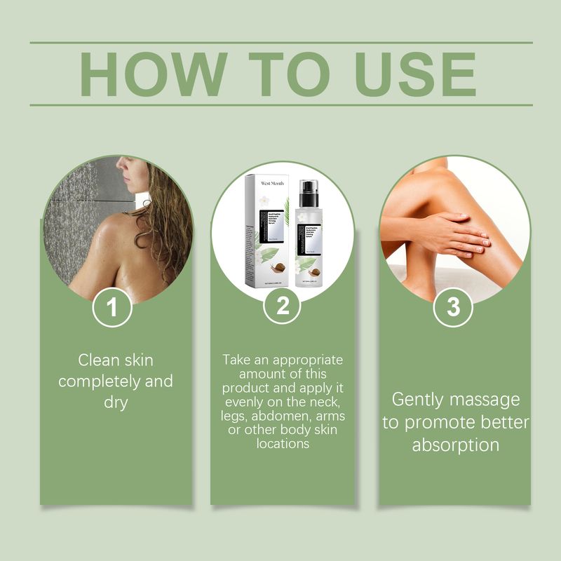 West&Month Snail Peptide Hyaluronic Acid Firming Serum Moisturizes And Tights Skin, Firming And Smoothing Skin Lines_voghion.com