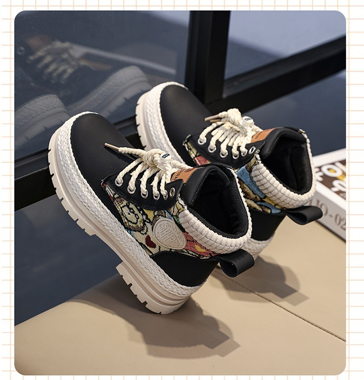 Parent-child Martin Boots Cargo Knight Boots Boys And Girls' Shoes Medium And Large Children_voghion.com