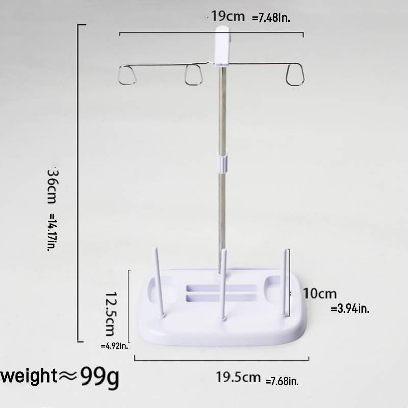 Neu Hause Nähmaschine Gewinde Halter 1 stück Verbesserte Rand Locking Maschine Triple Gewinde Halter_voghion.com