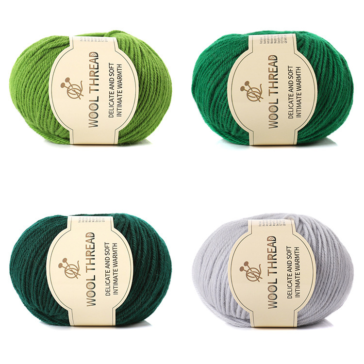 Srednje debela volnena preja ročno pleten šal pulover preja otroške otroške pletilne igle kašmir preja diy srednje debela otroška volnena preja_voghion.com