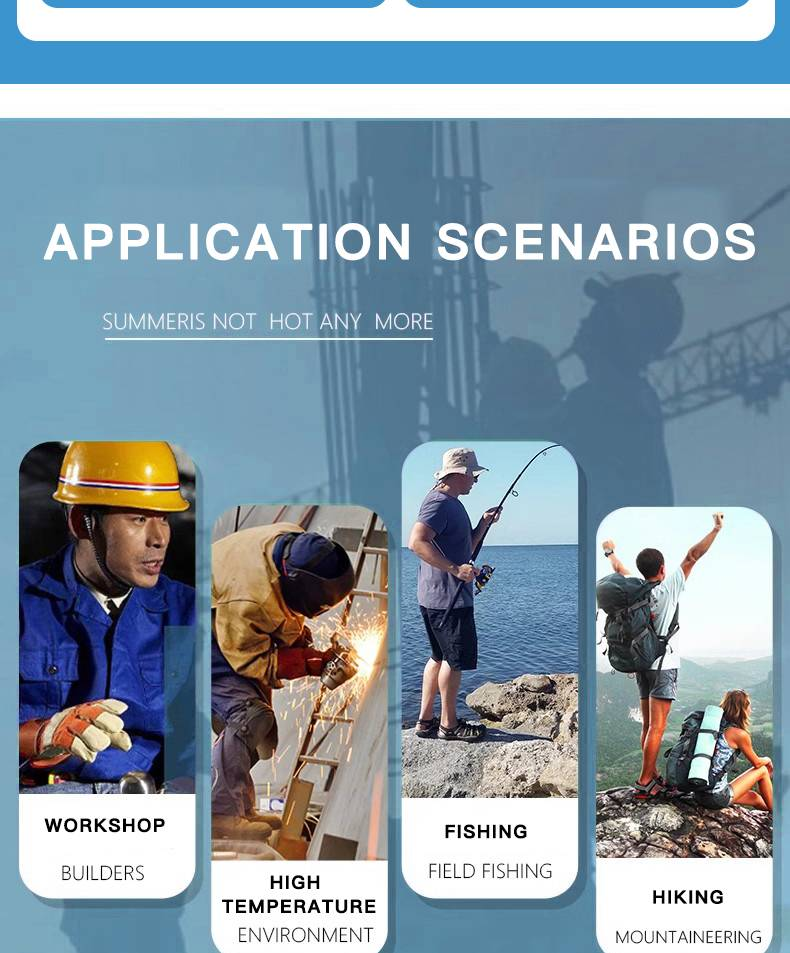 Kühlende Arbeitsjacke für Herren mit eingebautem Ventilator, wiederaufladbar, Sicherheitsarbeitskleidung für den Sommer zum Schweißen und Bauen – atmungsaktive Kleidung zum Wärmeabbau_voghion.com