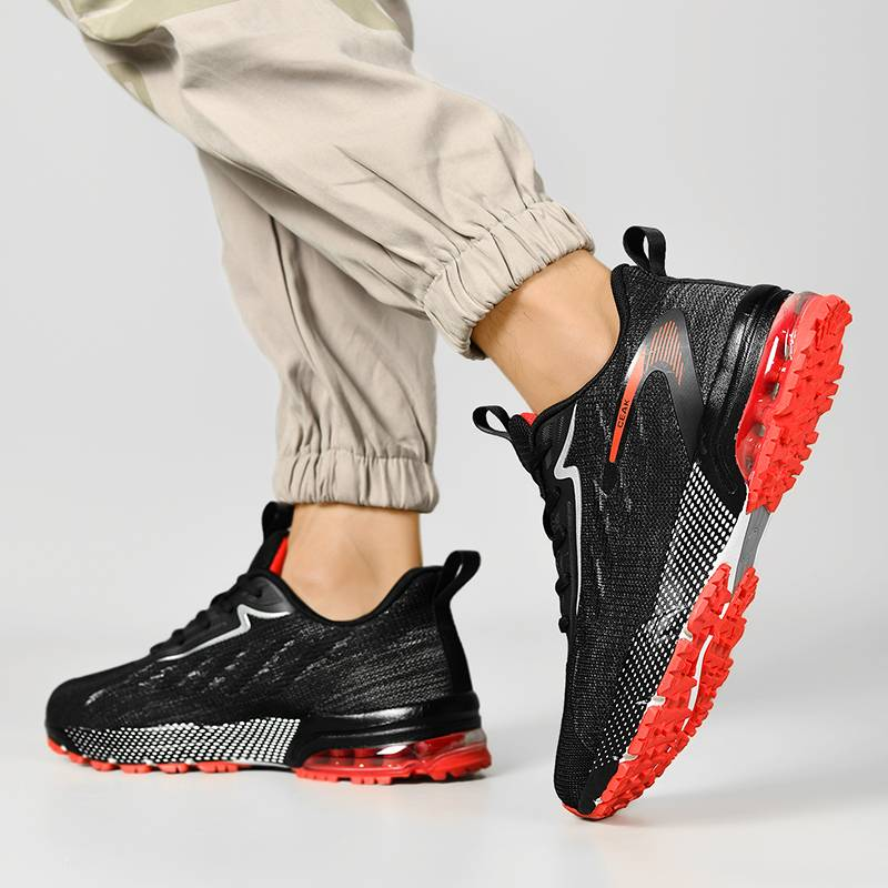 Sport Freizeitschuhe Herrenschuhe Marathon Max Air Cushion Schuhe Gestrickte Sommer Verschleißfeste Rutschfeste Bequeme Laufschuhe_voghion.com