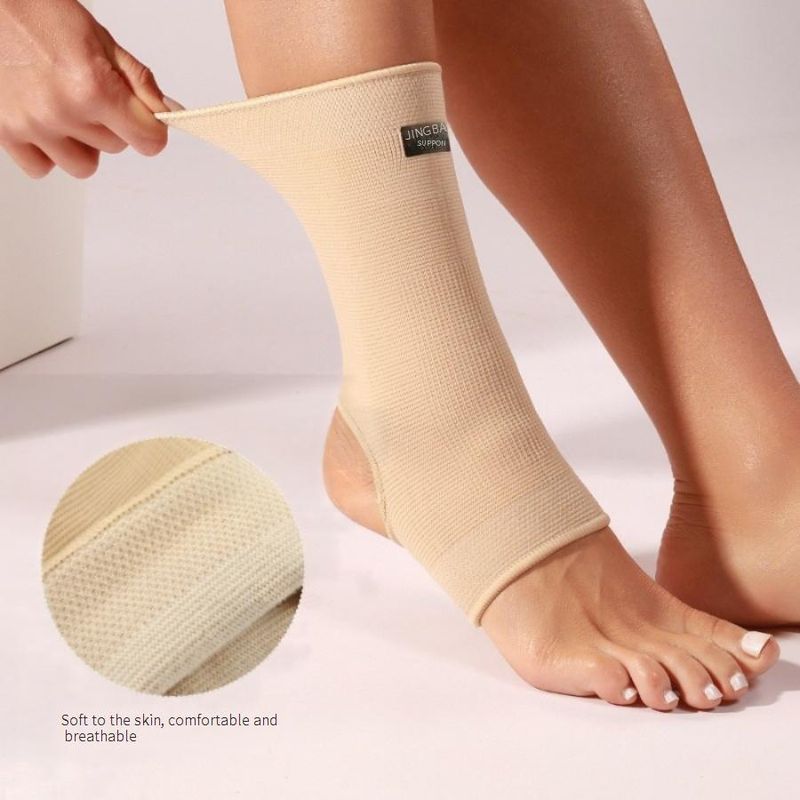 JINGBA Knöchelbandage für Männer und Frauen – verstellbare Unterstützung für Basketball, Fußball, Laufen, Wandern und Prävention von Sportverletzungen – atmungsaktive Kompression_voghion.com