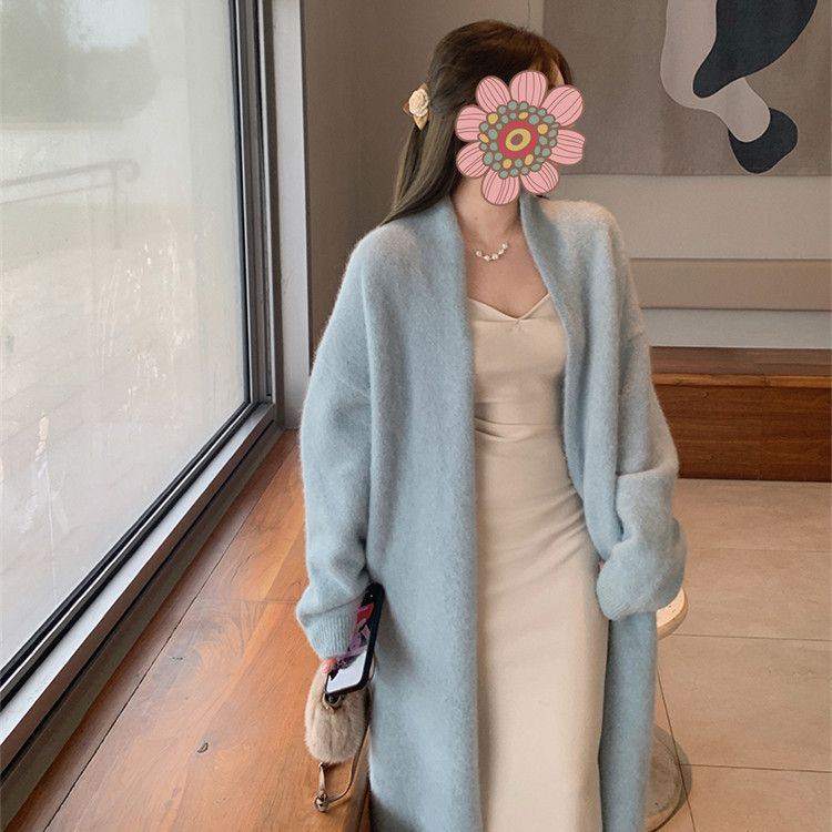 Cardigan Himalaya ~ Maglione pullover in stile casual, cardigan in cashmere lavorato a maglia, moda donna primavera e autunno a maniche lunghe_voghion.com