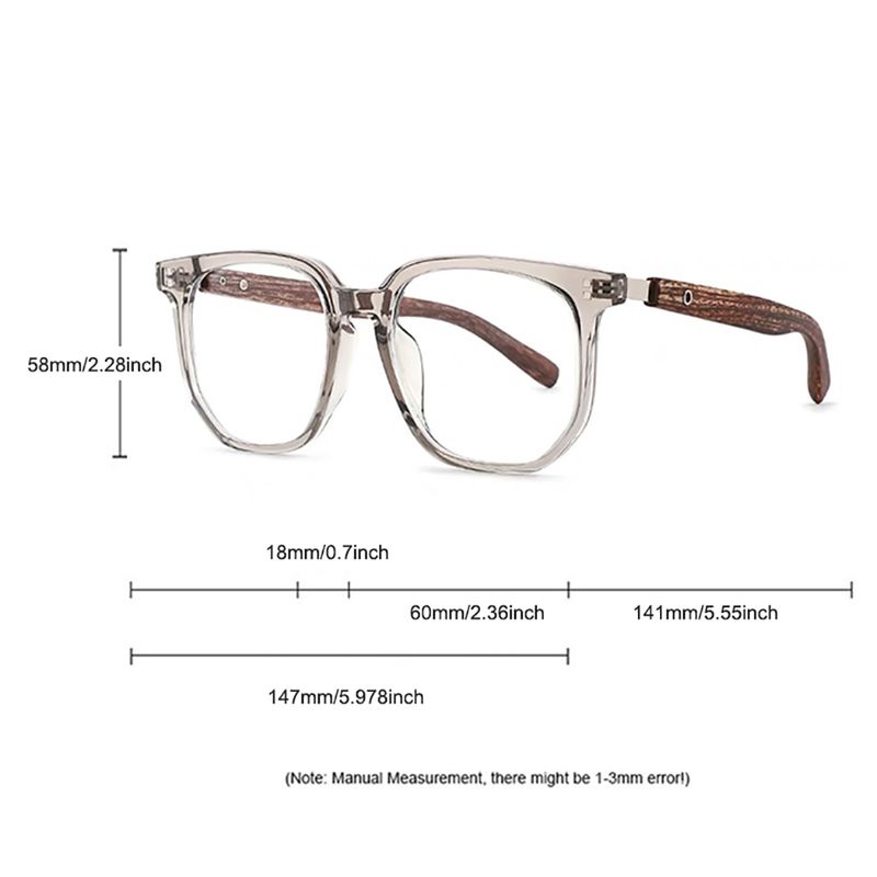 New Arrivals New Arrivals Graining Square Business Reading Computer Eyeglasses Frame Presbyopic Retro Anti-Blue Light Presbyopia Glasses_voghion.com