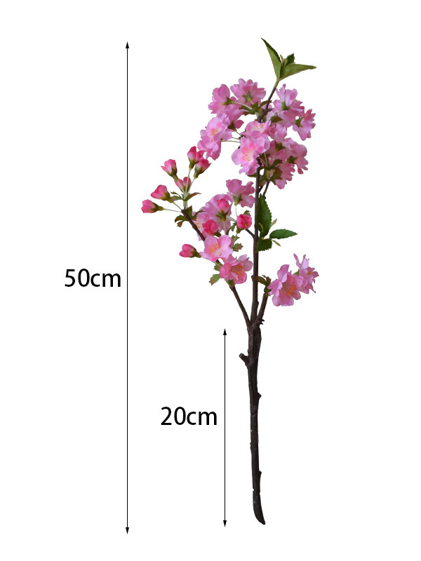 Fiori all'ingrosso semplici ornamenti per tavolini da soggiorno per la casa europea e americana matrimonio fiori artificiali piccoli fiori di ciliegio_voghion.com