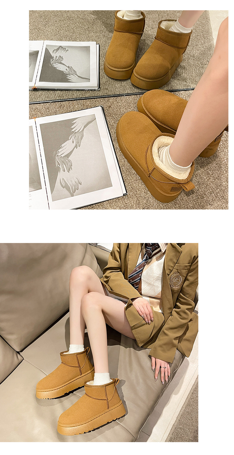 Naisten Winter Ultra Mini Boot Designer Australian Platform-saappaat miehille Aitoa nahkaa Lämpimät Nilkkaturkissaappaat Ylellinen kenkä_voghion.com