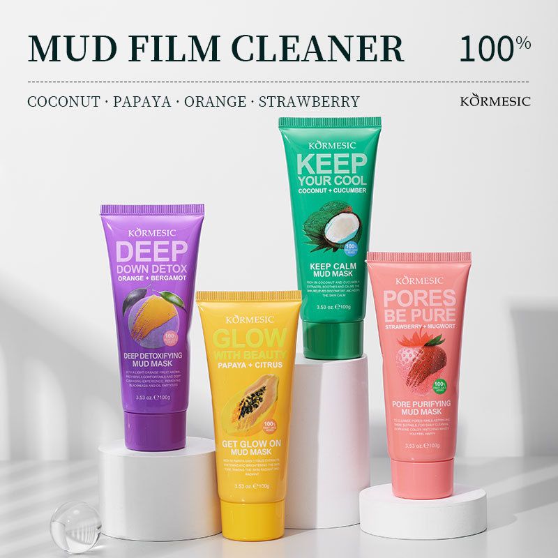 KORMESIC Fruit Purification Pore Mud Mask Mud Film Facial Cleansing Gentle Mask_voghion.com