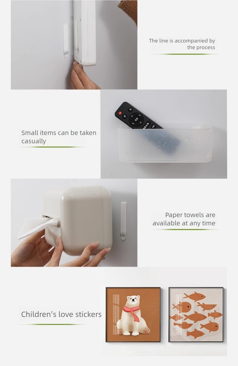 Hanging Artifact No-Drill Wedding Photo Wall Buckle Seamless Adhesive Magic Tape Picture Frame Sticky Hook_voghion.com