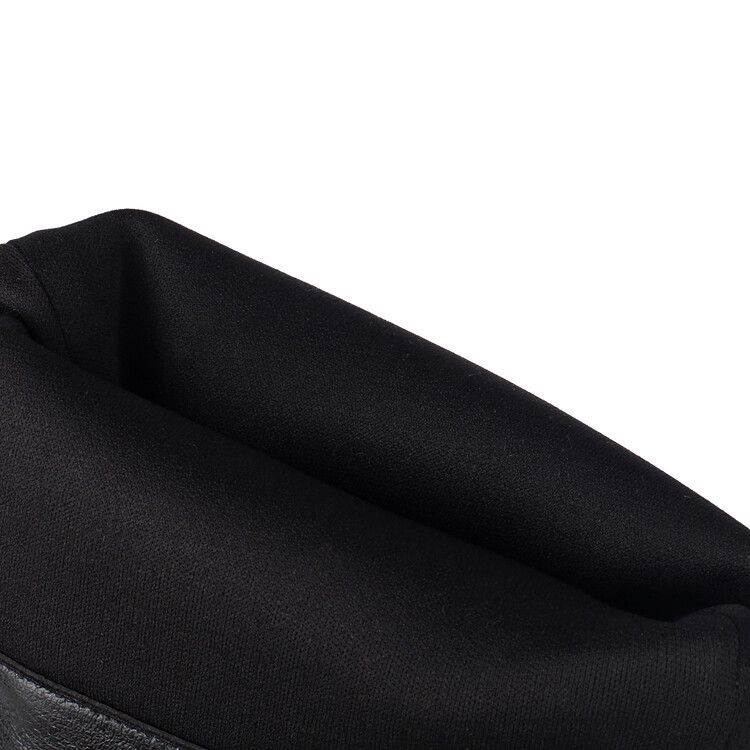 Modestøvler til kvinder med spidse ben med høje hæle plus størrelse slip-on modestøvler med høje ben_voghion.com