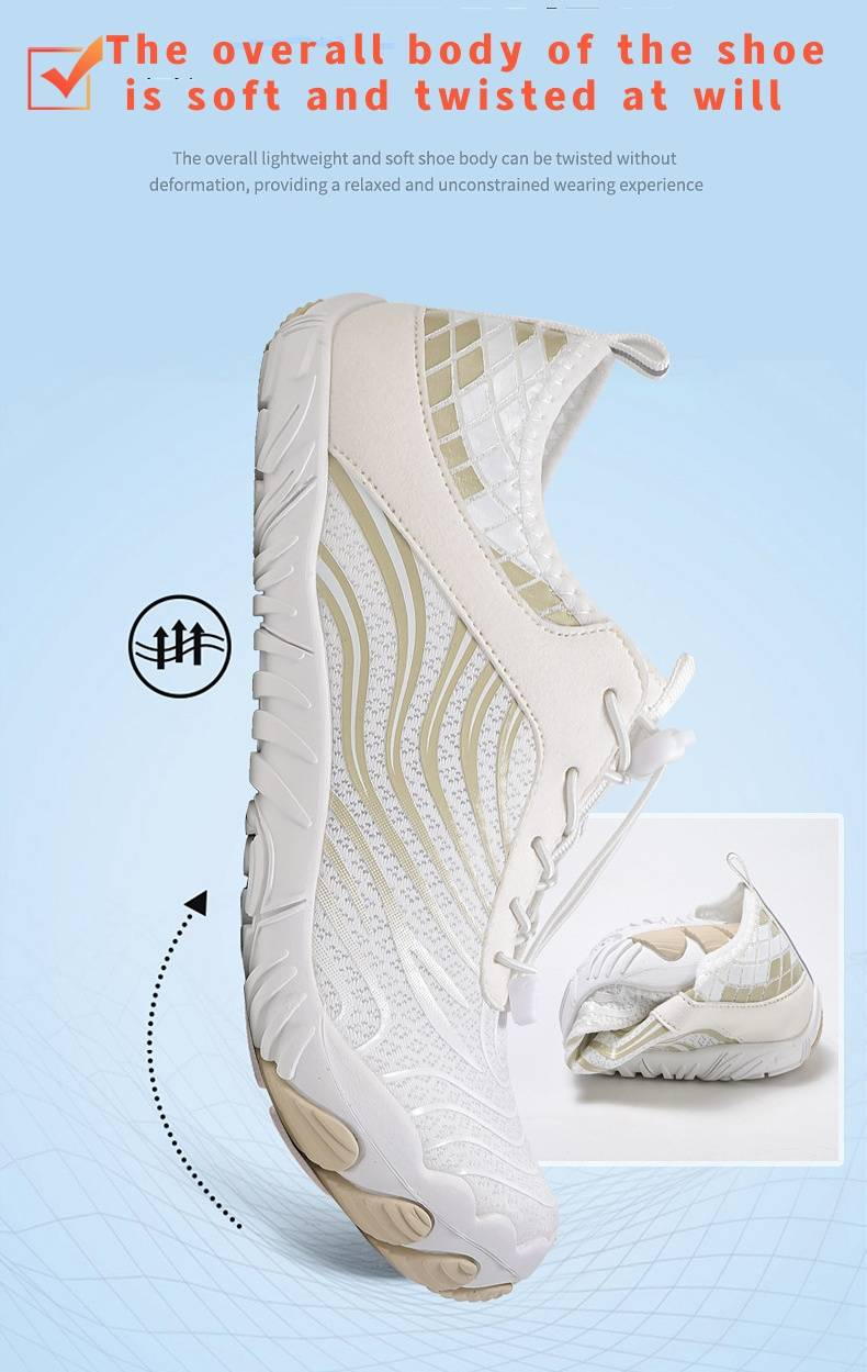 Wasserschuhe für Damen und Herren, schnelltrocknend, rutschfest, Watschuhe, schnelltrocknend, Amphibienschuhe, dicke Sohle, pannensicher_voghion.com