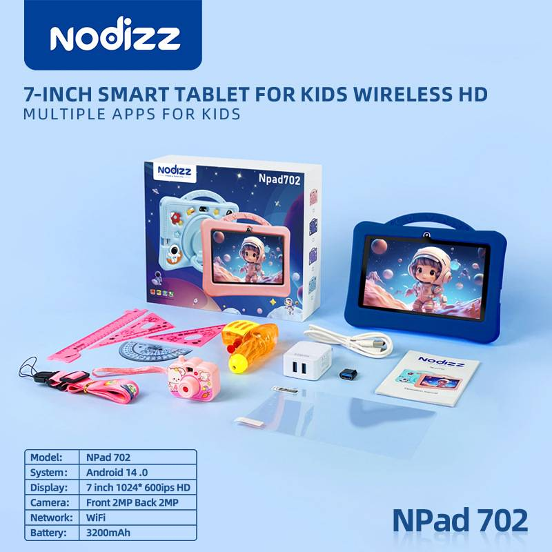 NPad 702 Kinder-Tablet 7 Zoll Dual-Kamera WLAN Kinder-Tablet_voghion.com