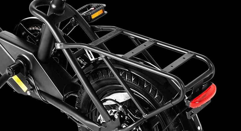DYU C3 elcykel för vuxna 14" hopfällbar E-cykel för pendlarstad med 350W motor och 36V 7,5Ah batteri_voghion.com