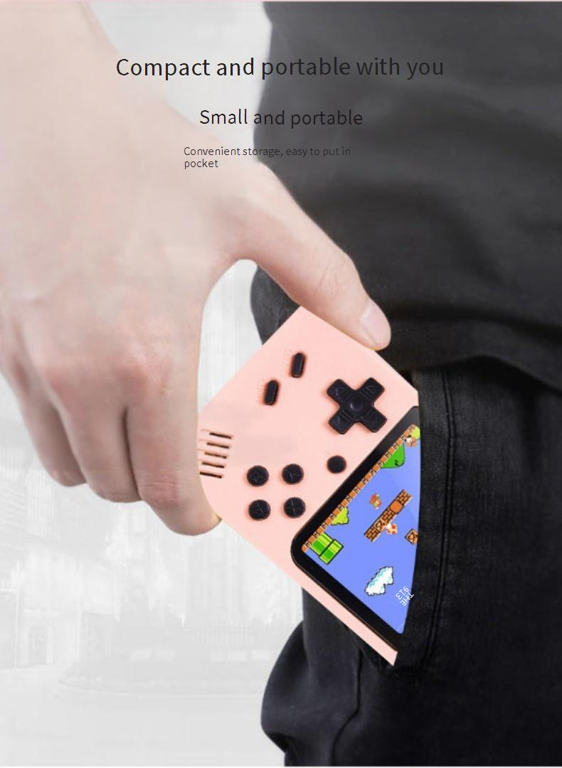Video Game Consoles Macaron 800 In 1 500 In 1 SUP Handheld Retro Game Console Nostalgic Student Couple Doubles Game Console_voghion.com