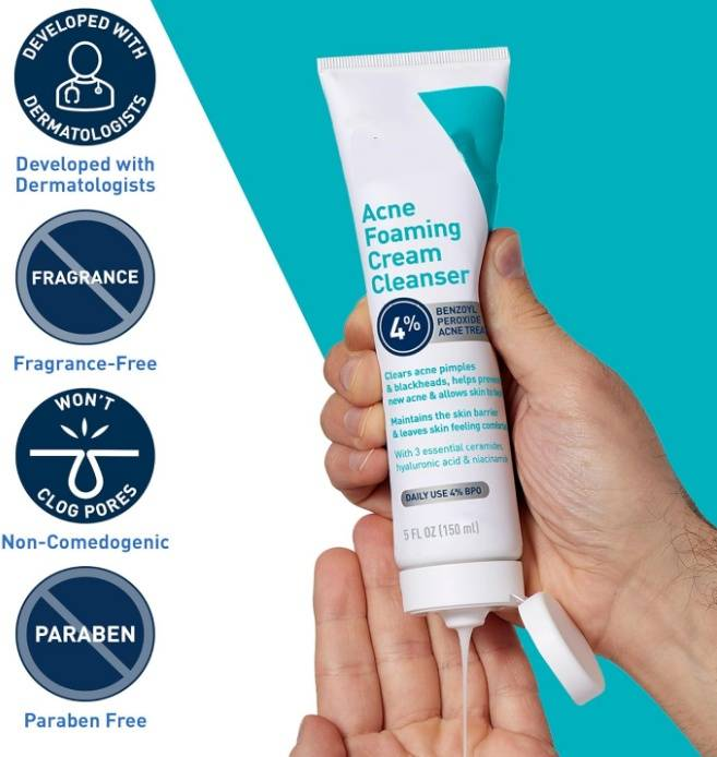 Acne-removing Foam Facial Cleanser, Gentle And Non-irritating. (5 Bottles)_voghion.com